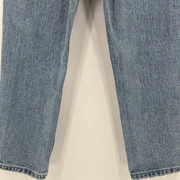 Vervet Belvoir Super High Rise Button Fly Distressed Straight Leg Jeans‎ Size 24 - Picture 7 of 9